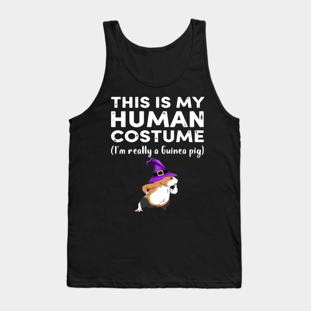 This My Human Costume I’m Really Guinea Pig Halloween (12) Tank Top by Uris